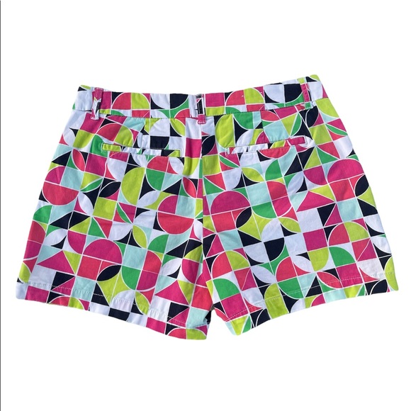 Crown & Ivy Geometric Print Shorts Size 8 - Picture 3 of 9